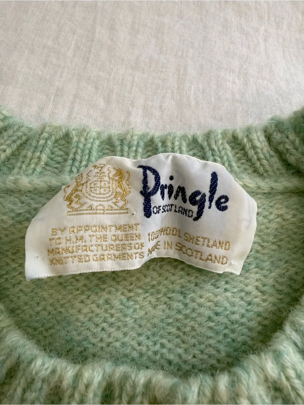 Vintage Pringle of Scotland Wool Crewneck Sweater